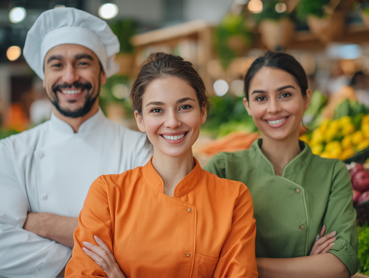 Родина готує здорову їжу разом